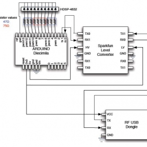 Schema de principe pour arduino