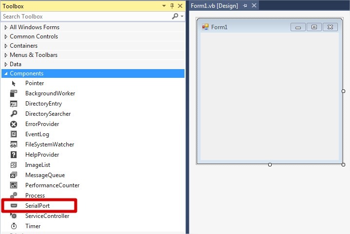 Visual Studio Serial Port