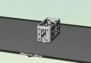 RedOhm cage pour servomoteur partie haute 001