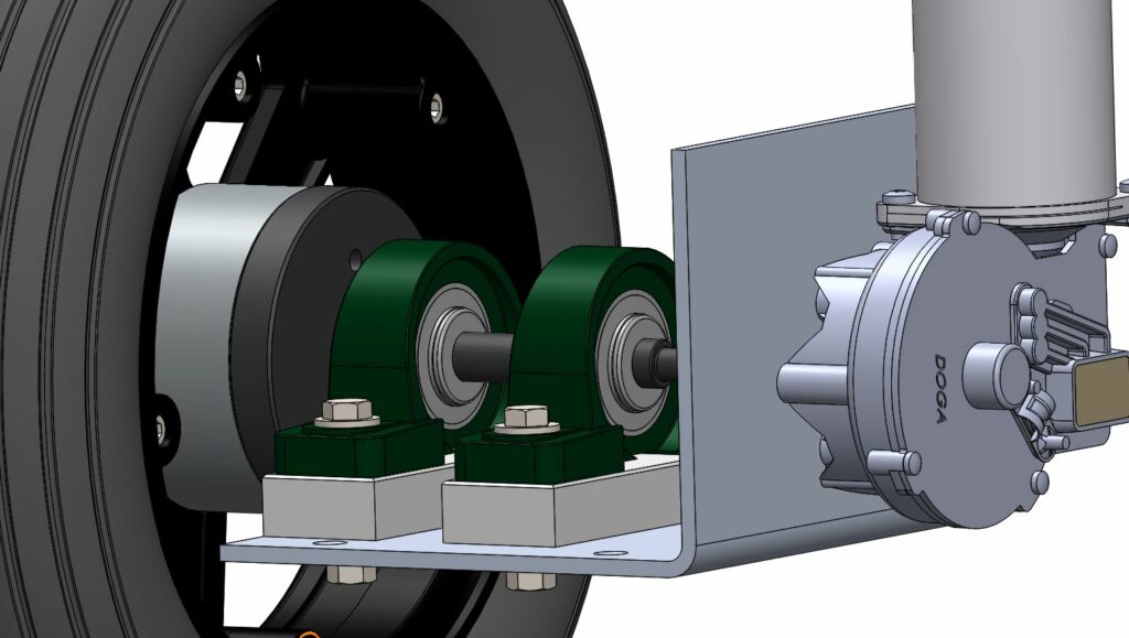 Maya groupe moto-propulseur vue sur le moto-réducteur RedOhm - 001