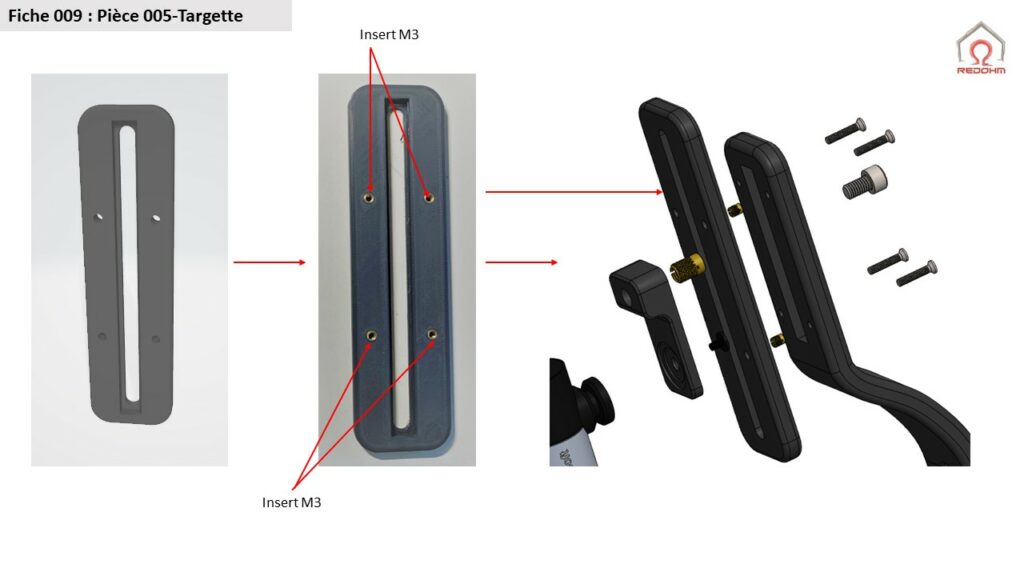 Fiche 009 - Pièce 005-Targette  RedOhm