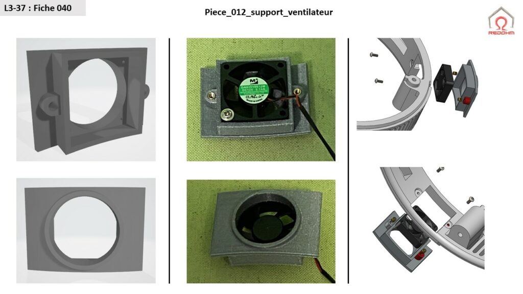 L3-37 Support ventilateur  RedOhm