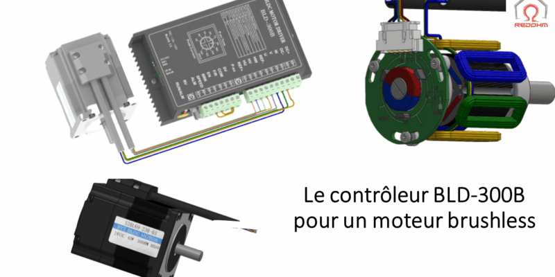 Le contrôleur BLD-300B pour un moteur brushless 57BL69-230-3