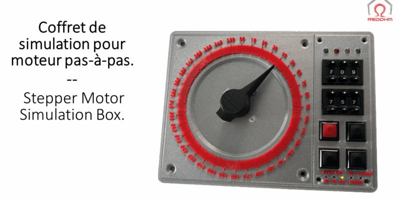Coffret de simulation pour moteur pas-à-pas