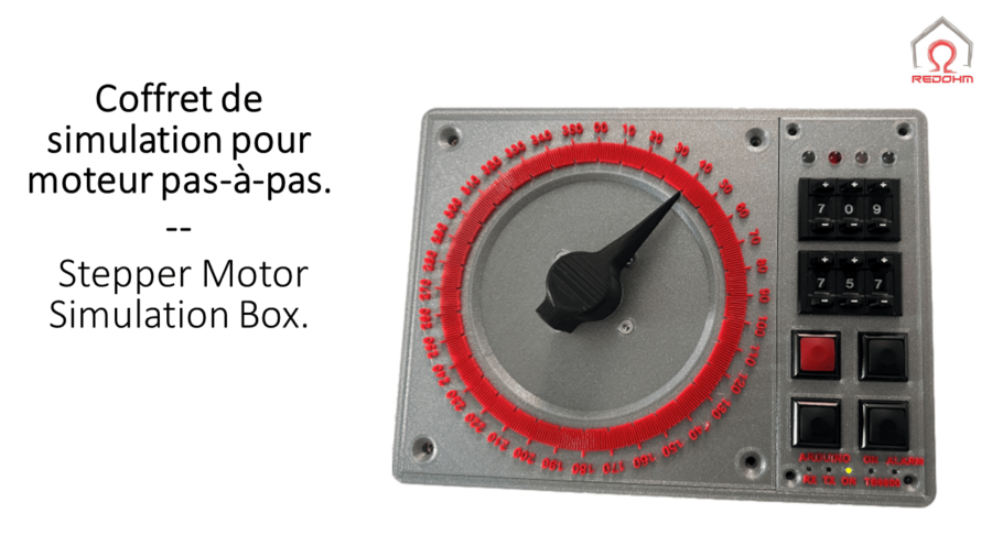 Coffret de simulation pour moteur pas-à-pas