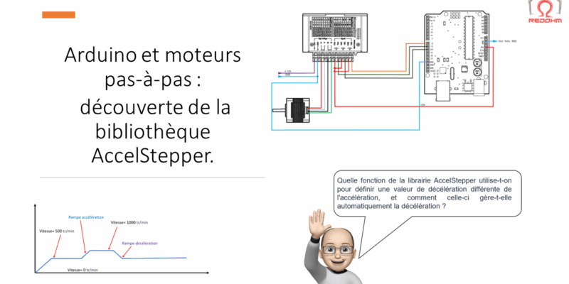 Arduino et moteurs pas à pas : Découverte de la bibliothèque AccelStepper