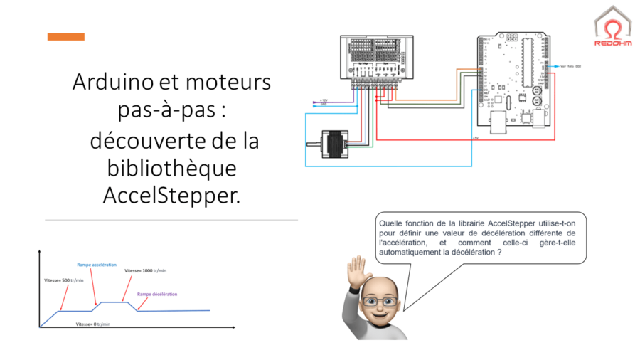 Arduino et moteurs pas à pas : Découverte de la bibliothèque AccelStepper