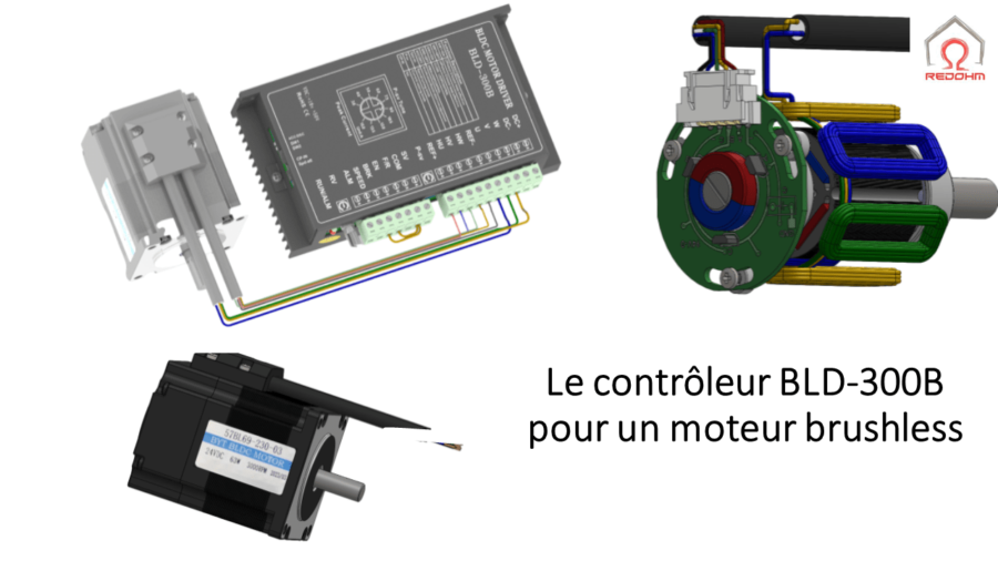 Le contrôleur BLD-300B pour un moteur brushless 57BL69-230-3